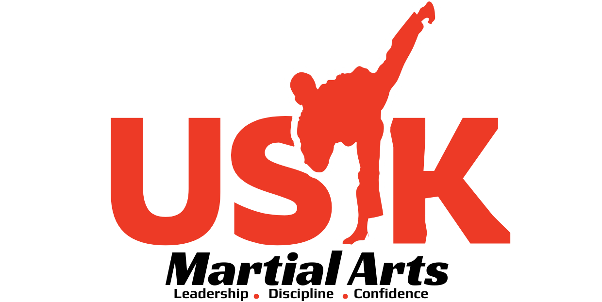USK Martial Arts Business Logo in the color red